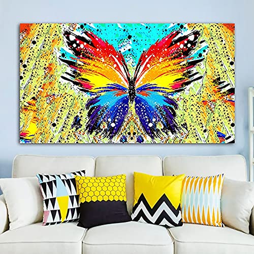 Kits de diamant peinture 5D papillon fleur broderie strass grand format complet 40x100cm