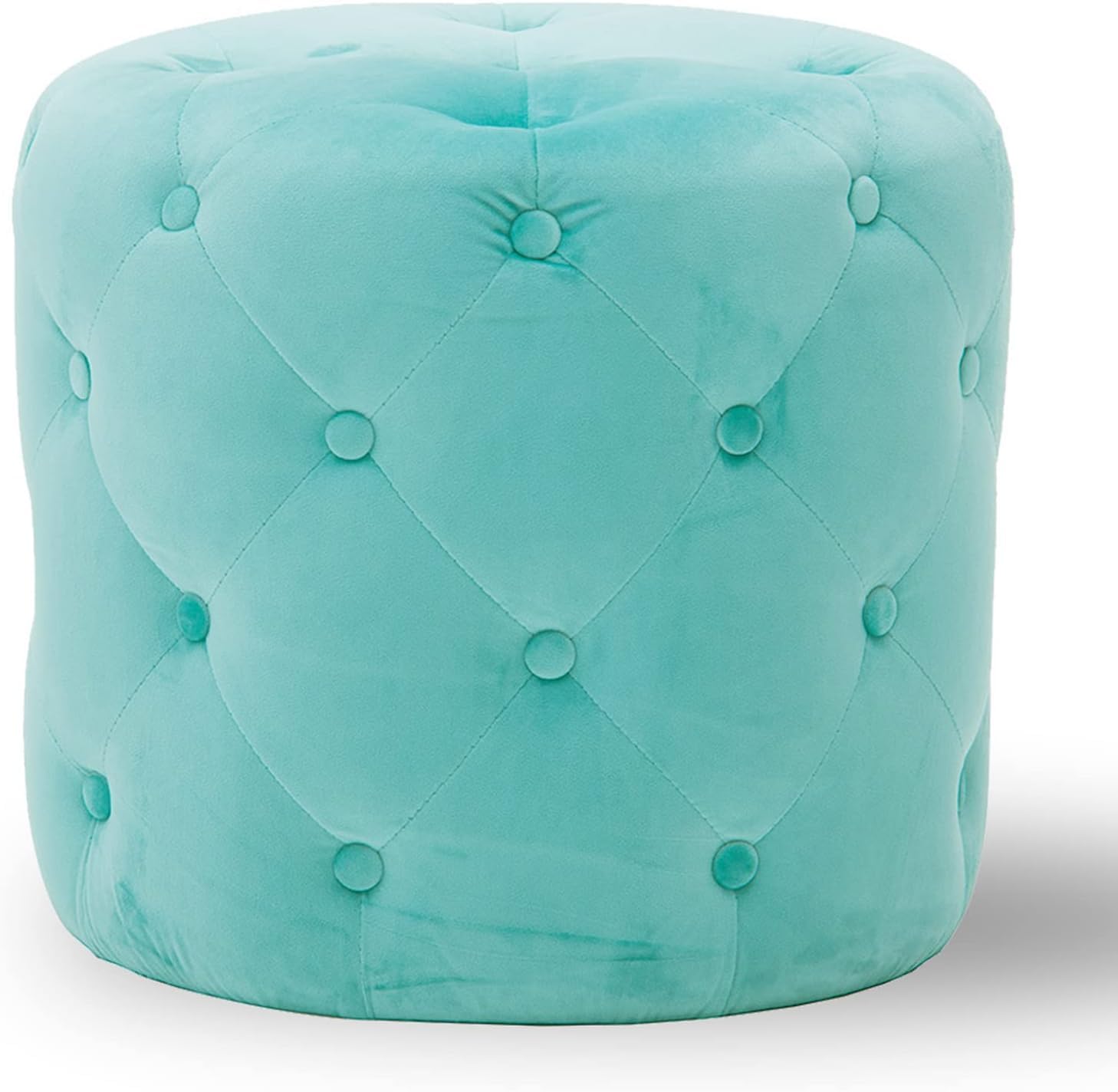 Banc à chaussures gain de temps pour l'entrée | Pouf rembourré bleu et violet