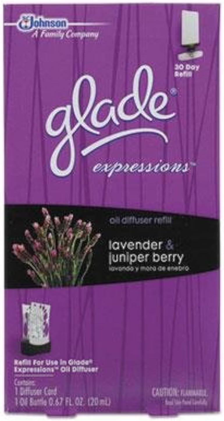 Glade Expressions 73217 Oil Diffuser Refill, Lavender