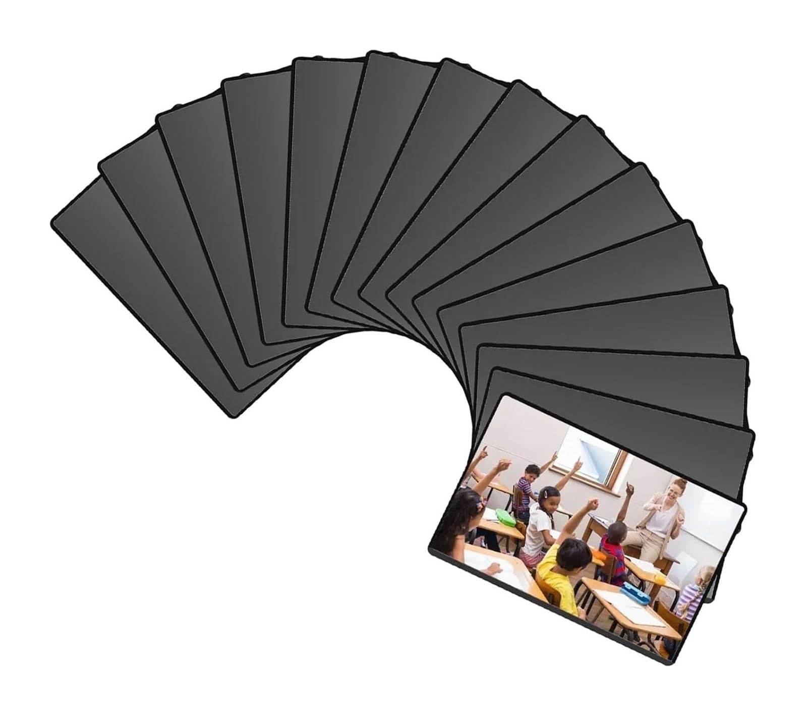 magnetic photo frames for fridge, 15pcs Magnetic Photo Frames With PVC Pocket For Refrigerator 100x150mm(Black15pcs)