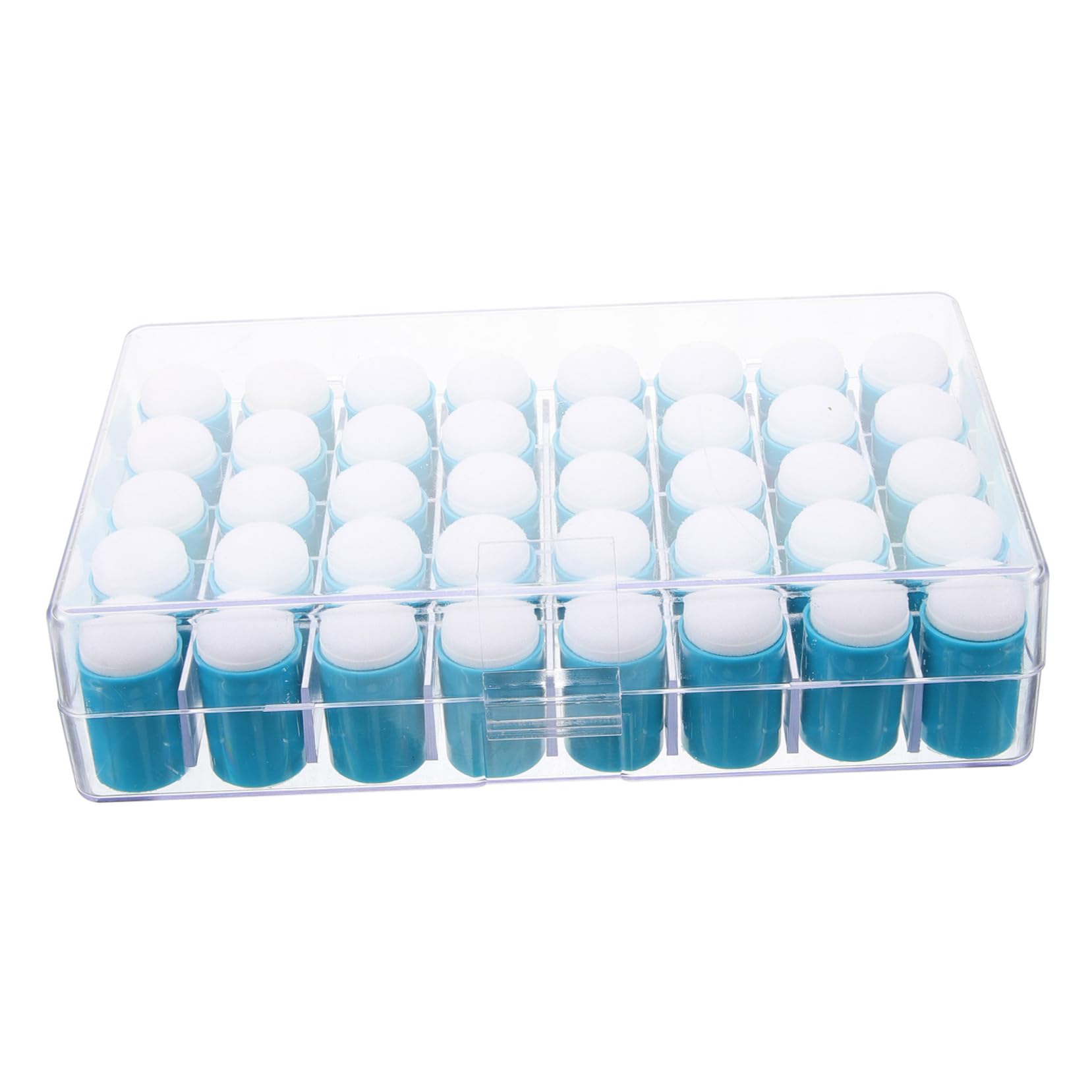 KONTONTY Finger Painting Sponge Daubers Set 40pcs Sponge Brushes for Boys and Girls DIY Art Painting Tools Reusable