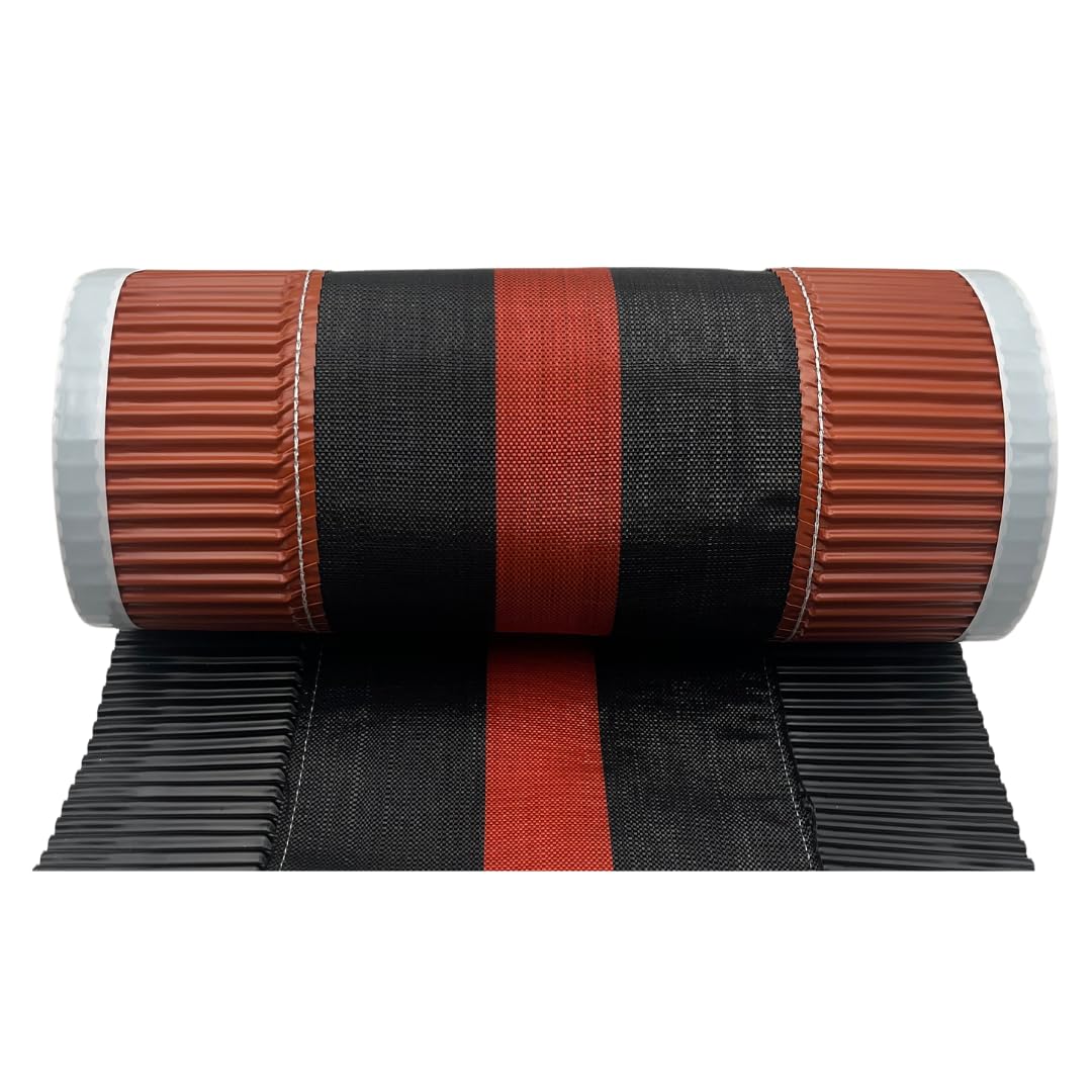 Einside Black Ventilated Under-Ridge Roll Of 5 M Aluminium And Polypropylene For Ventilation Of Roof Ridges,