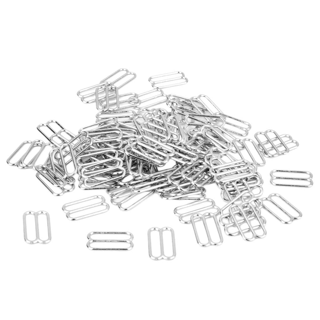 ZOOMELLA 8-Shaped Lingerie Adjustable Sewing Bra Rings Buckles 14mm 100Pcs Silver Crafts | Sewing | Other Sewing 1