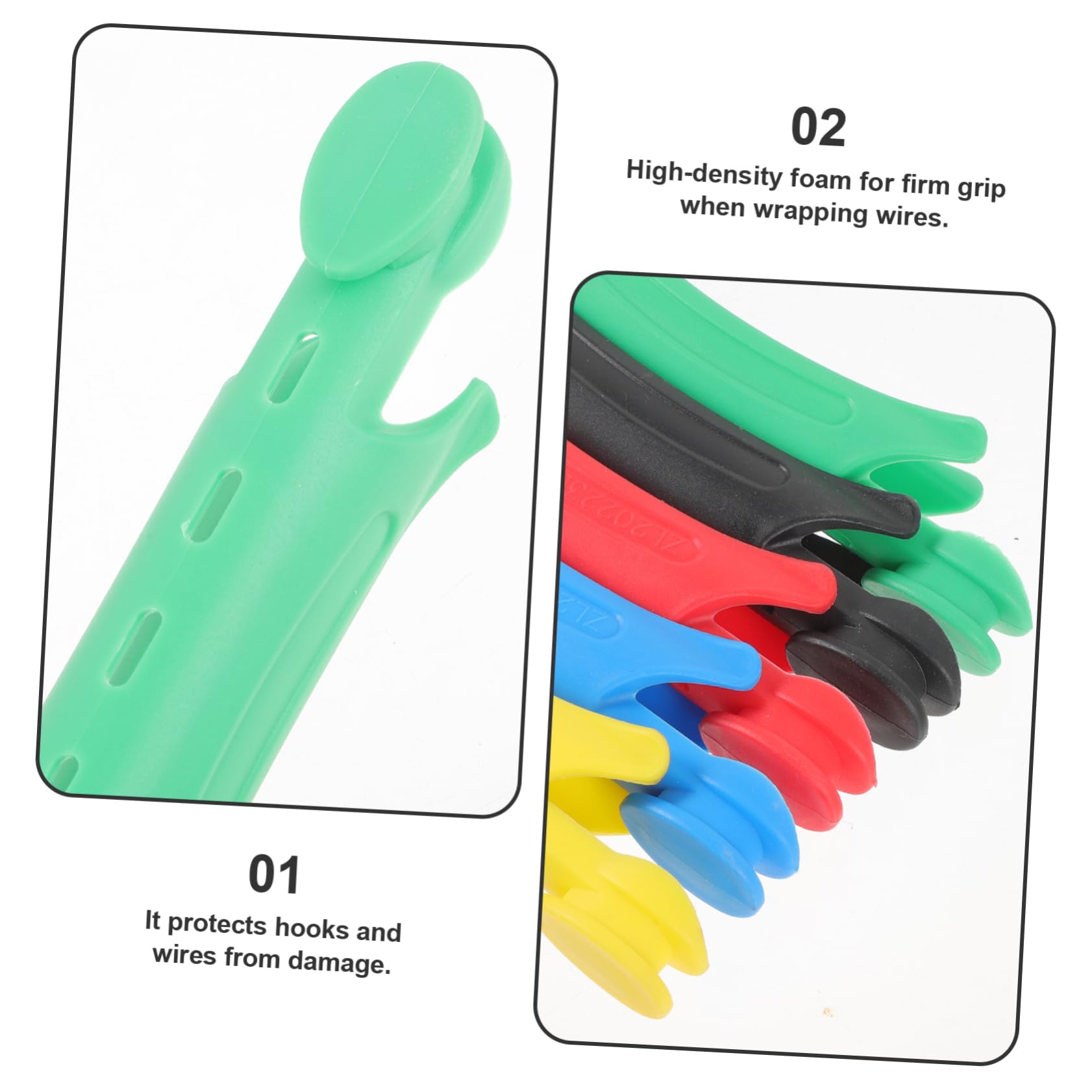 OSOLADY 10Pcs Fishing Line Winding Board Durable Fishing Line Spools Holder Lightweight Fishing Line Winders for Easy Use Portable Winding Plates for Anglers