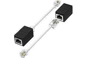 Phone Jack to Ethernet Cable Adapter