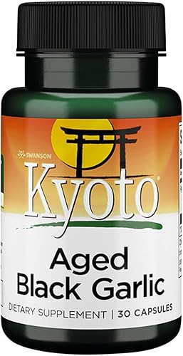 Swanson Ajo Negro Envejecido 650 Miligramos 30 Cápsulas