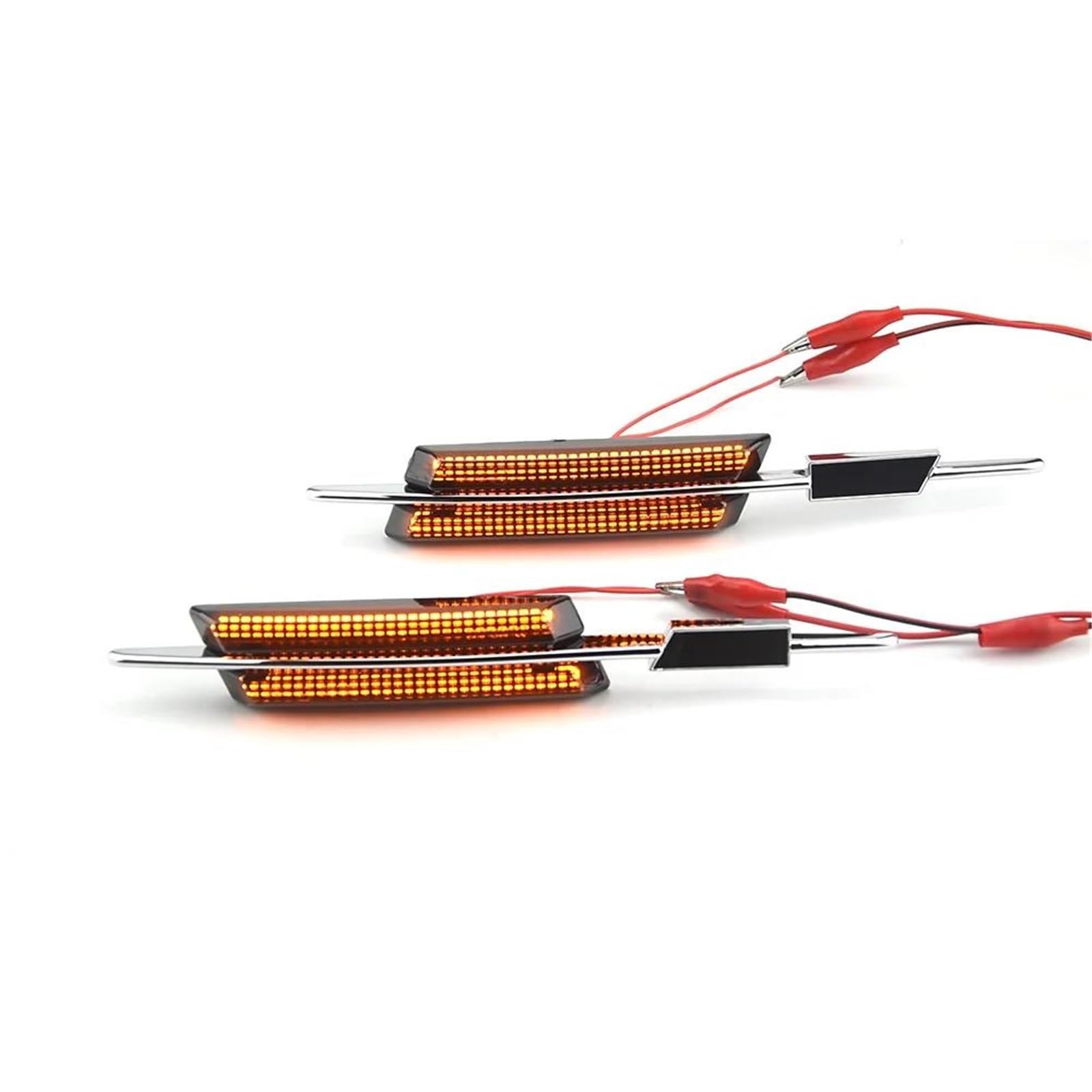 Indicador Espejo Para E90 Para E46 Para E60 Para E91 Para E82 Para E93 Para E83 Para X3 Para X1 Luz Indicadora De Señal Giro Dinámica LED(Smoked lens)