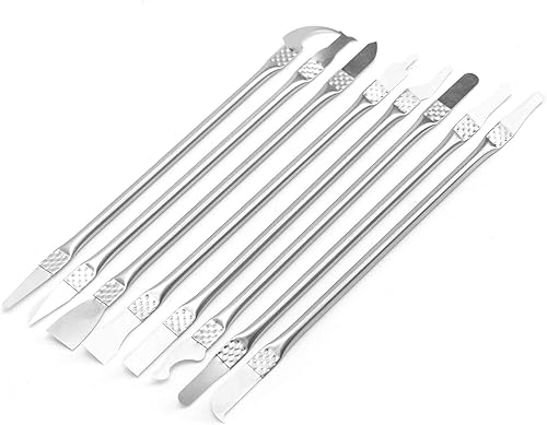 Miniatura 5 de Juego de 8 piezas de metal Spudger, XRD-2108A, herramienta de palanca de apertura de metal para teléfono celular, tableta, MP3, portátil