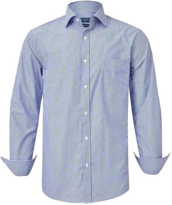 Year In Year Out Wrinkle Free Dress Shirt for Men Regular Fit Long Sleeve Wrinkle Resistant Shirt - Image 4