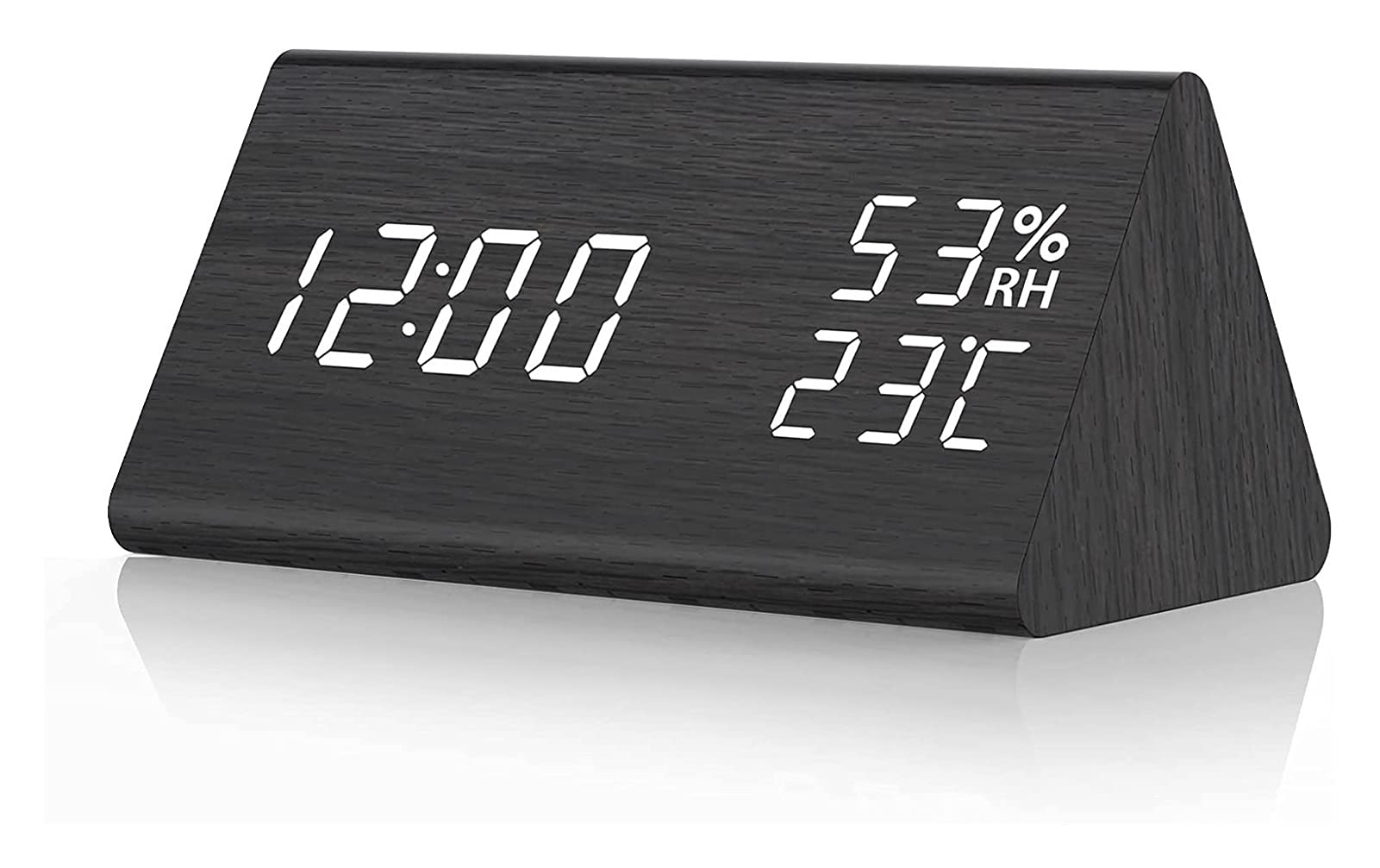 Horloge de chevet LED avec contrôle vocal pour des nuits calmes dans la chambre