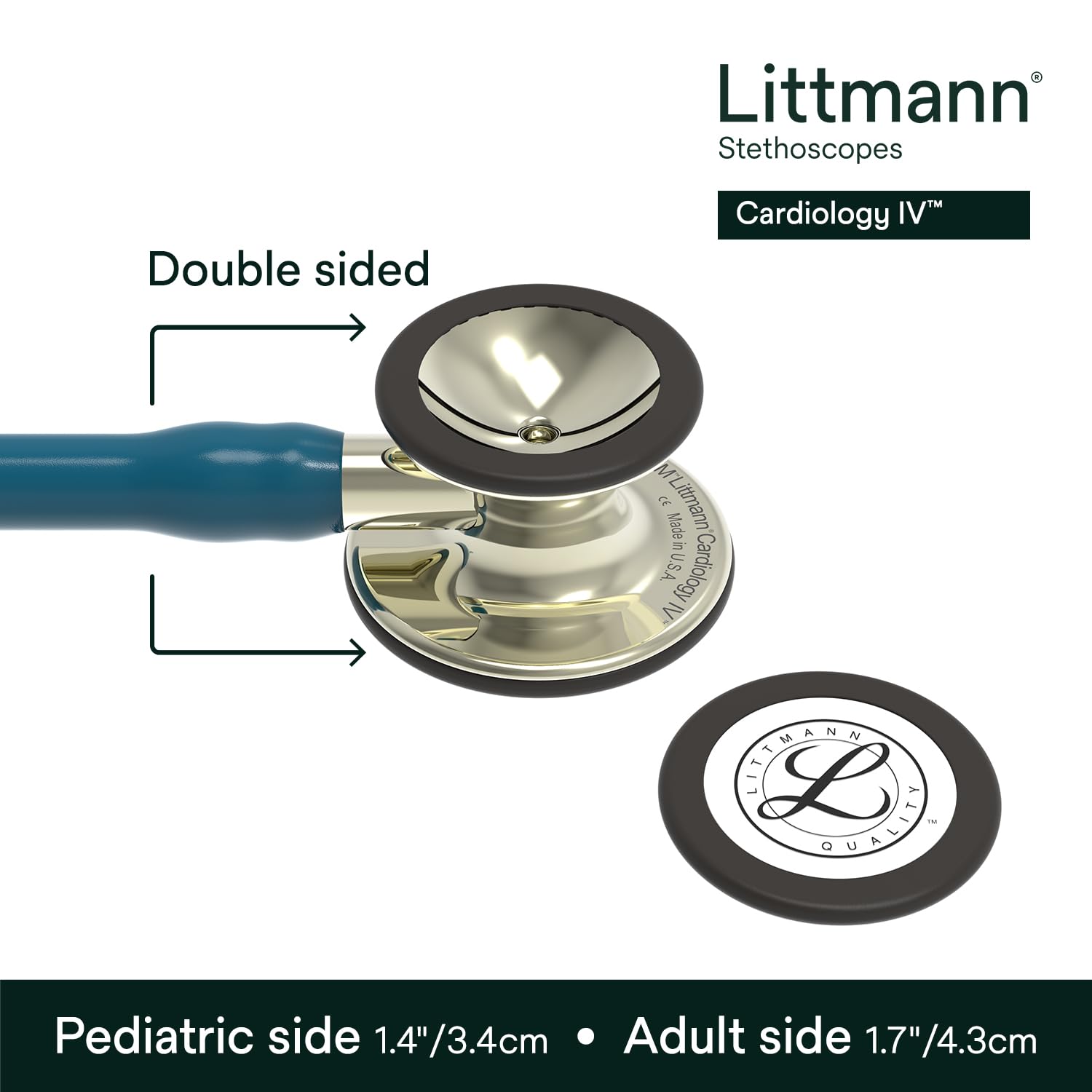 3M Littmann Cardiology IV Diagnostic Stethoscope, Champagne-Finish