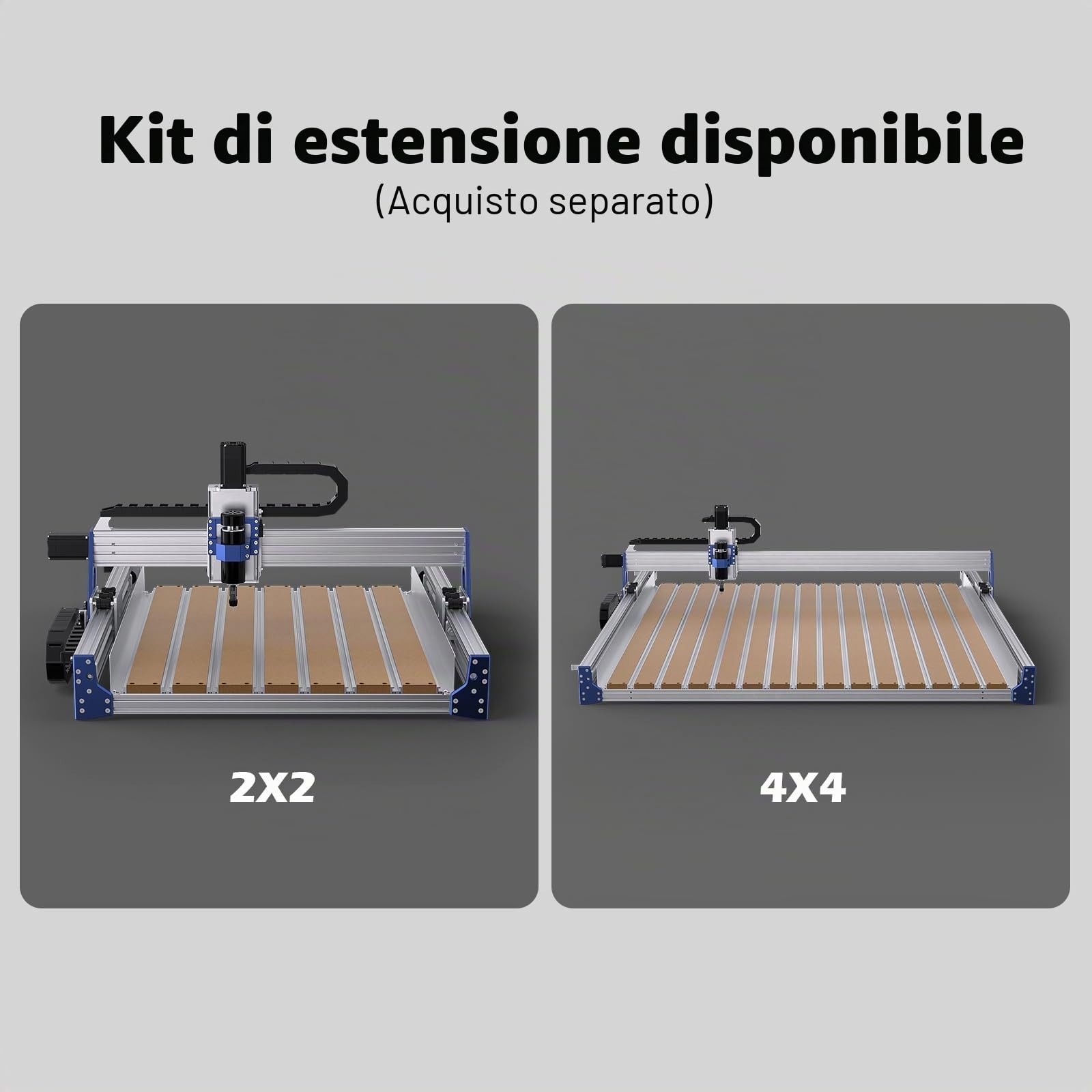 SainSmart Upgrade Fresatrice CNC con motore a circuito chiuso e vite a ricircolo di sfere PROVerXL 4030 V2, macchina per incisione a 3 assi per legno, metallo, acrilico, PCB, MDF, area di lavoro 400 x