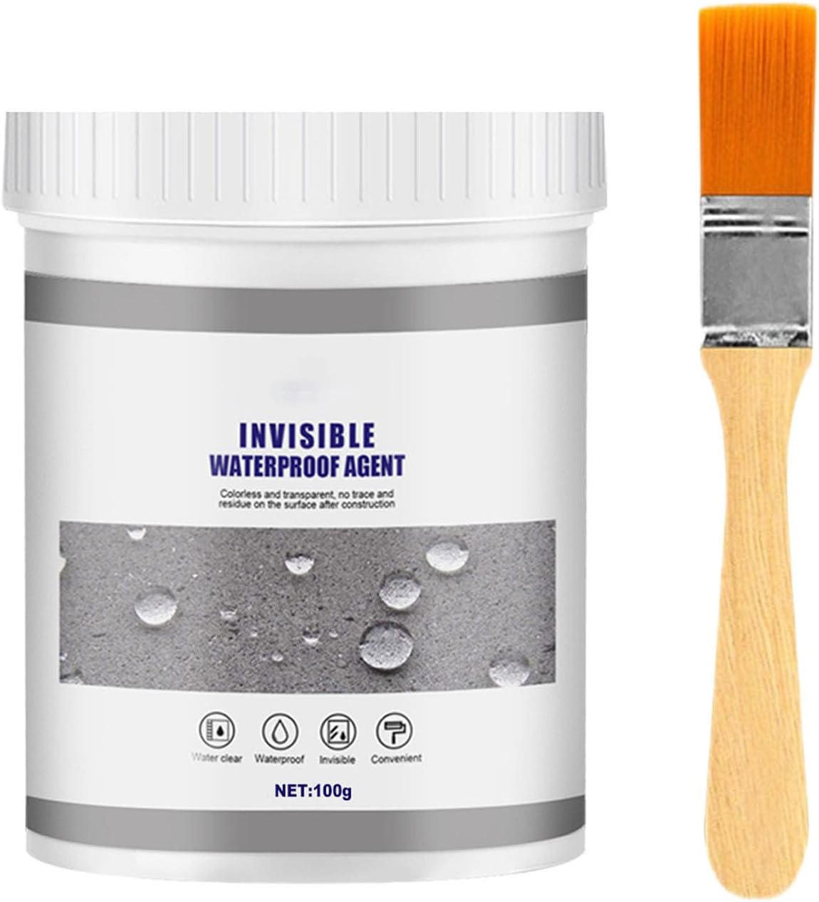 Invisible Waterproof Agent 3.5 Oz,Waterproof Insulating Sealant,Super Strong Bonding Sealant Invisible Waterproof Anti-Leakage Agent