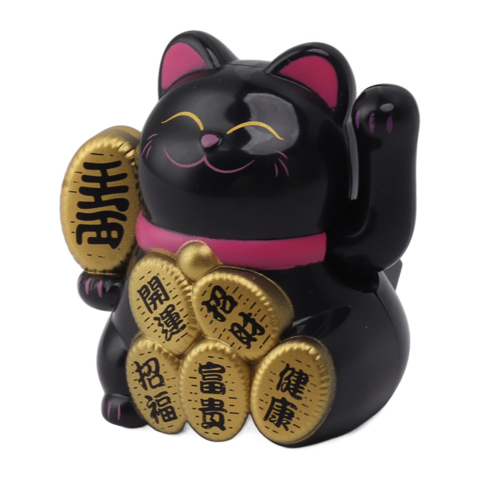 Set di Braccia Ondeggianti Gatto Fortunato, Simpatico Gatto Ondeggiante Ad Energia Solare Maneki Neko Braccio Ondeggiante per Soldi della Fortuna e Buona Fortuna Decorazioni per