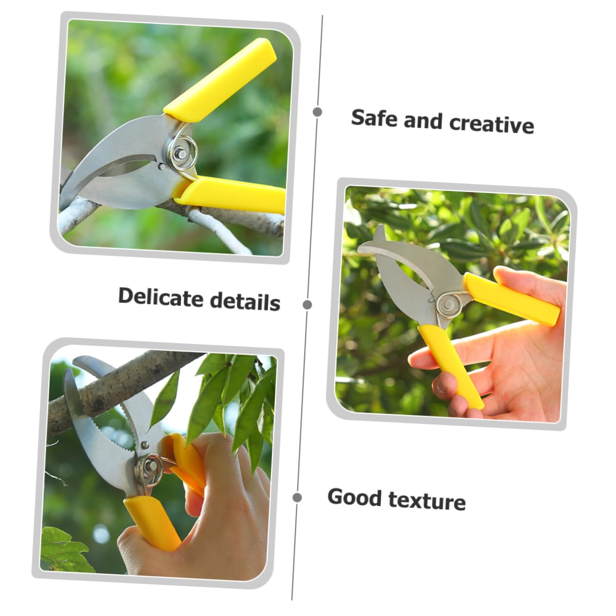 TOYANDONA 3 Ensembles Outil De Jardinage Outil De Écorce Pour Arbres Fruitiers Inoxydable Sécateur Pratique Pour Élagage Entretien De Plantes Extérieures 2 Pièces * 3