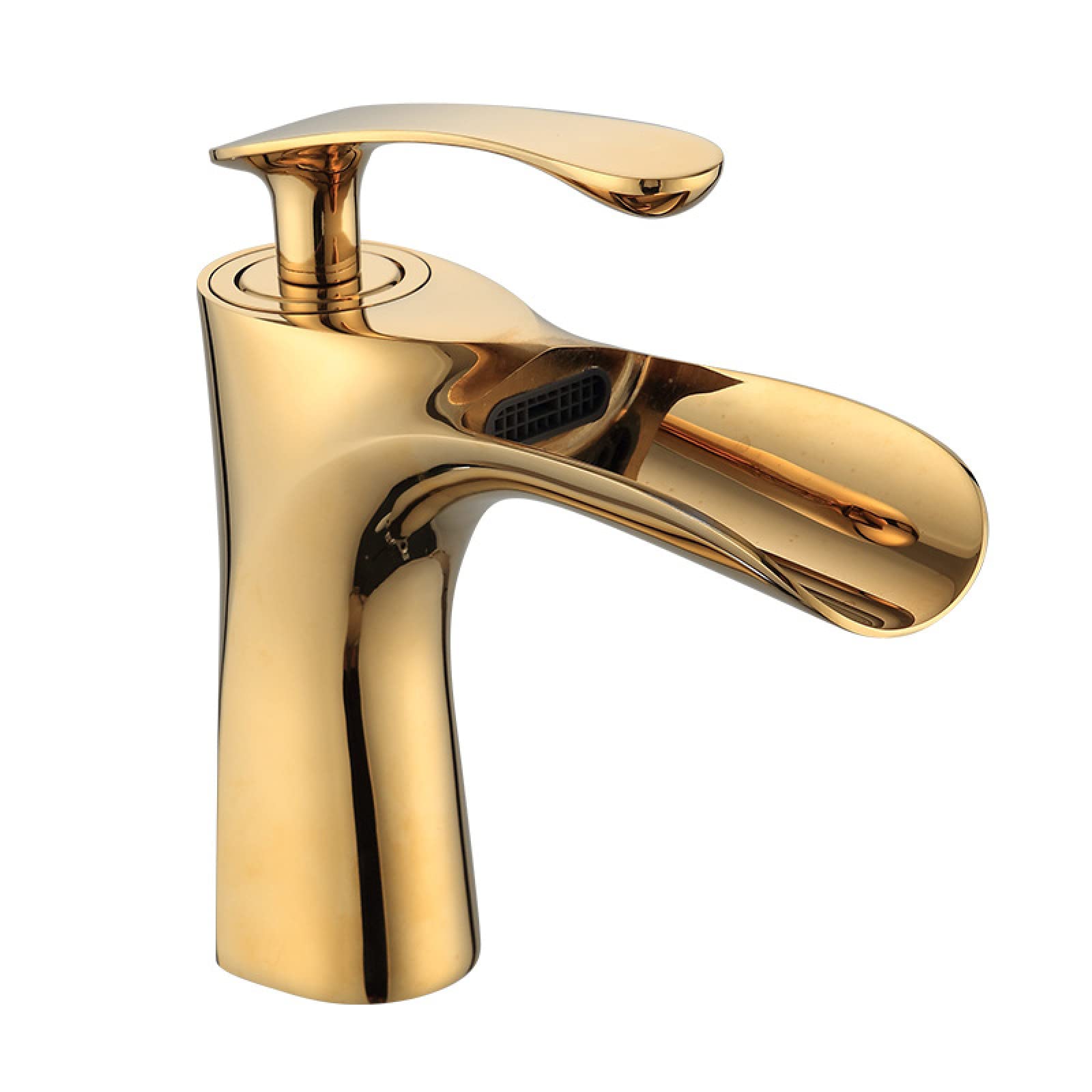 Moderno rubinetto bagno a cascata personalizzato doppio manico lavello e vasca d