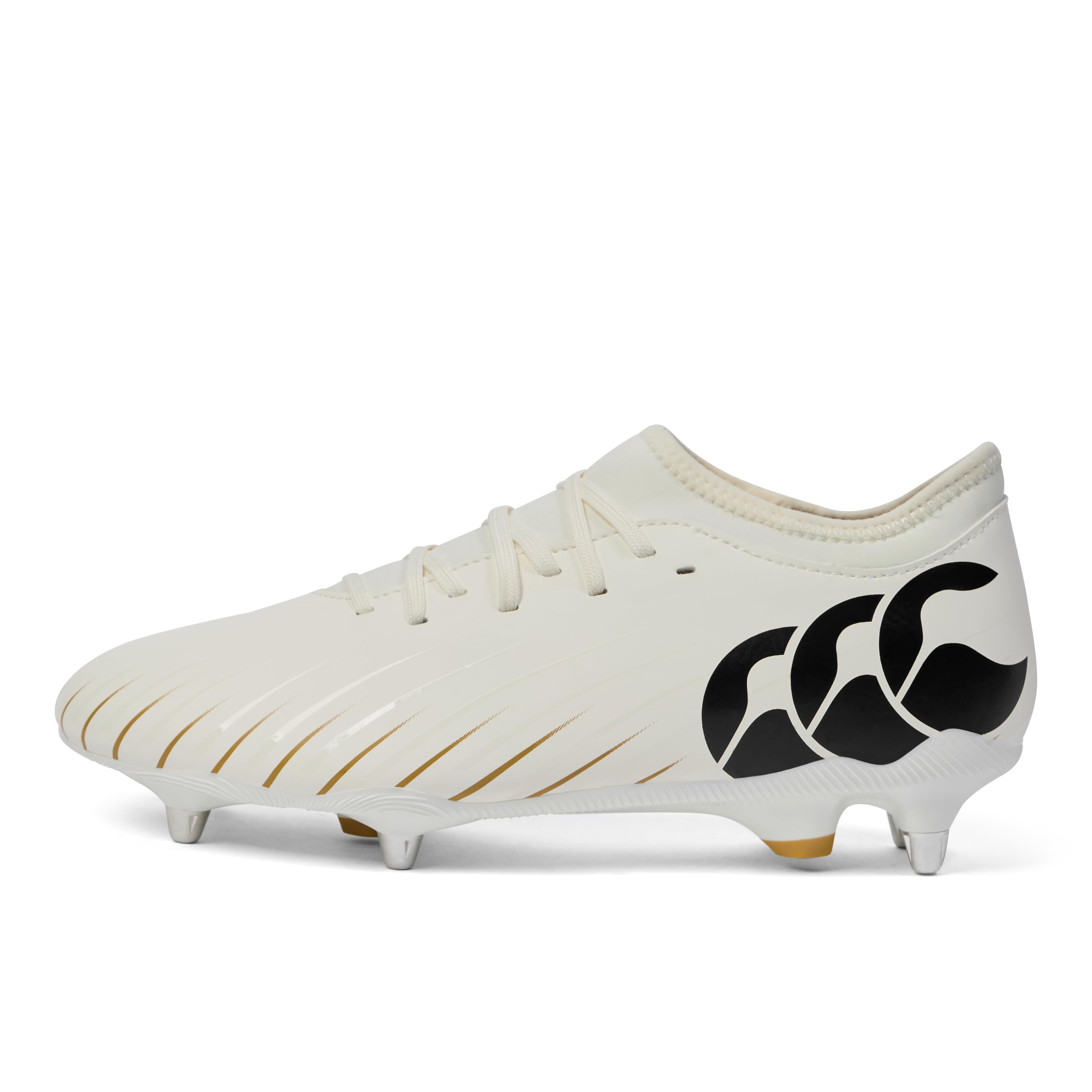Canterbury Speed Falcon Team - Scarpe da Rugby Unisex, per Adulti, Colore: Bianco