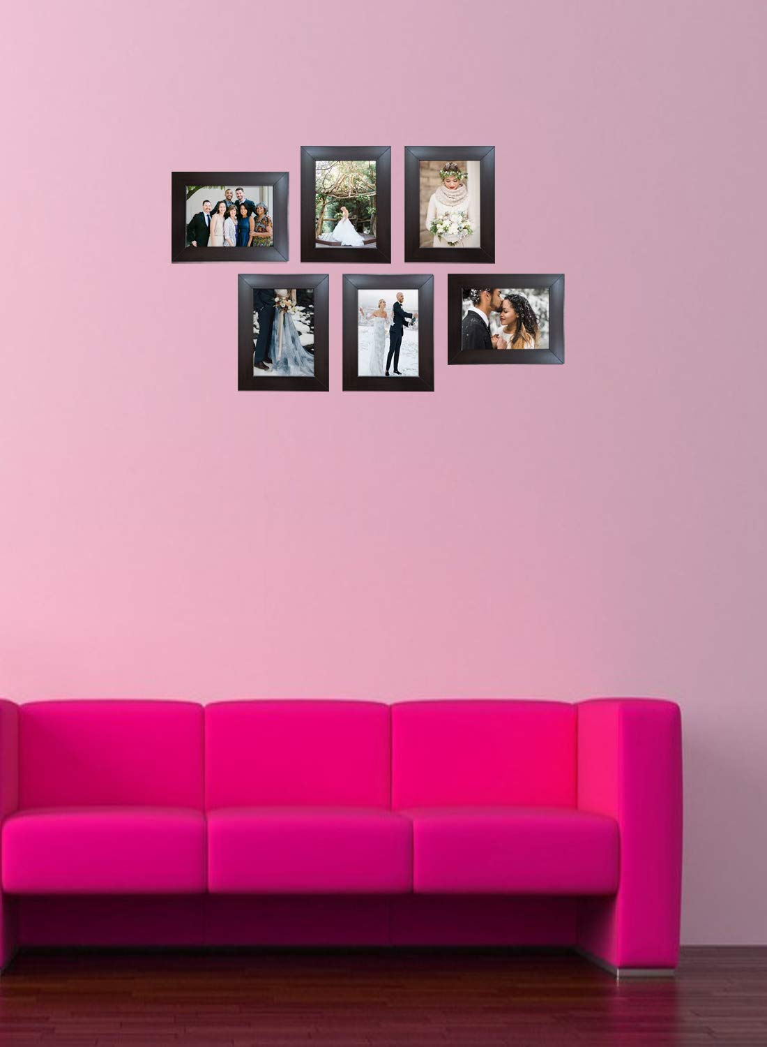 Photo Frames Set, 6 Frames (5x7 in) Amazon.in Home & Kitchen