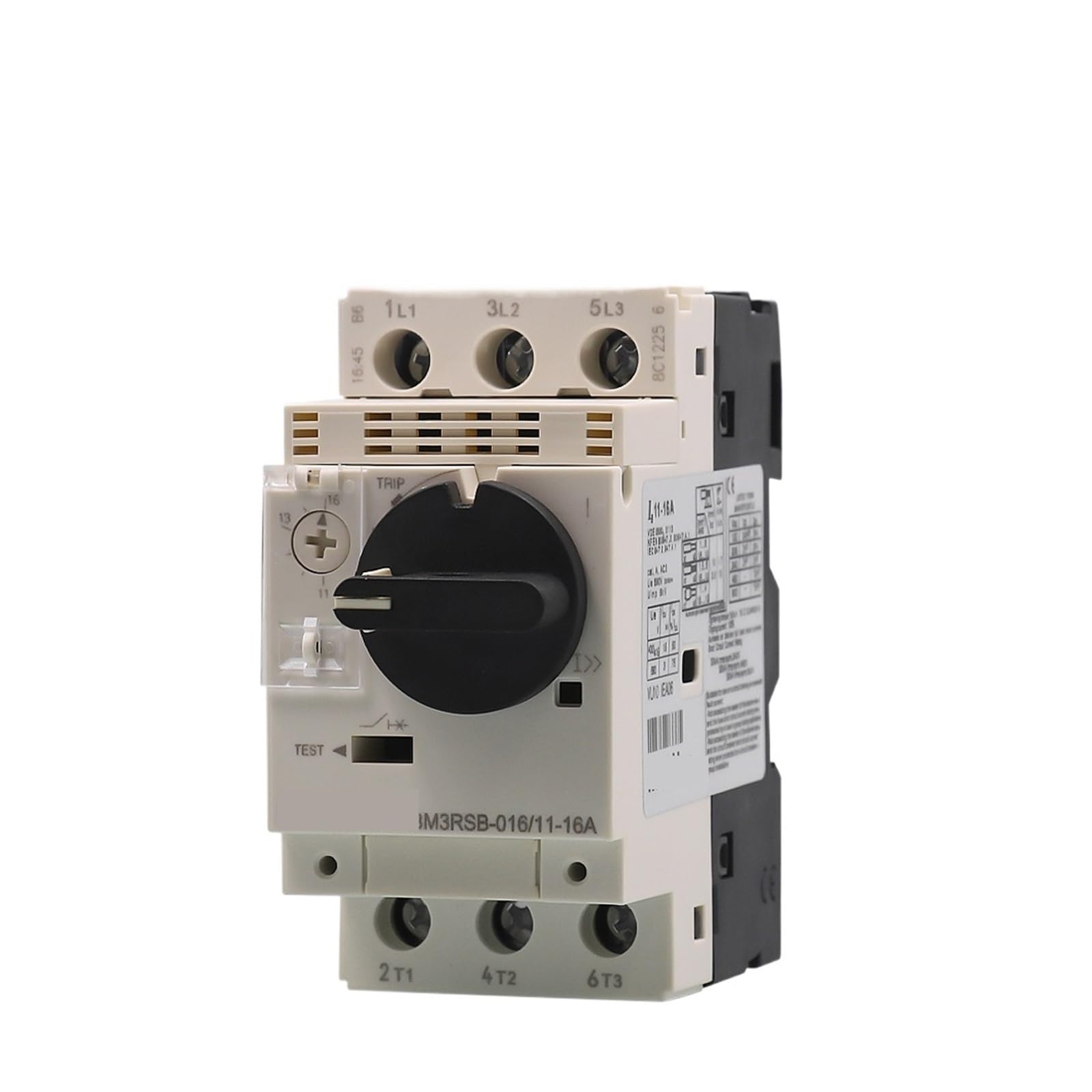 Zeitrelais Motorschutzschalter DIN-Schiene 3P GV2-PM Serie Elektrischer Motorschutzschalter Drehknopfsteuerung(4-6.3A)