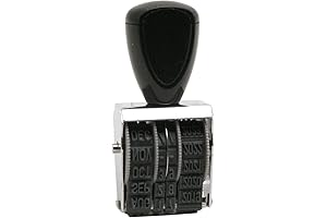 Convenient and Reliable Traditional Rubber Date Stamp for Daily Use (RD015)