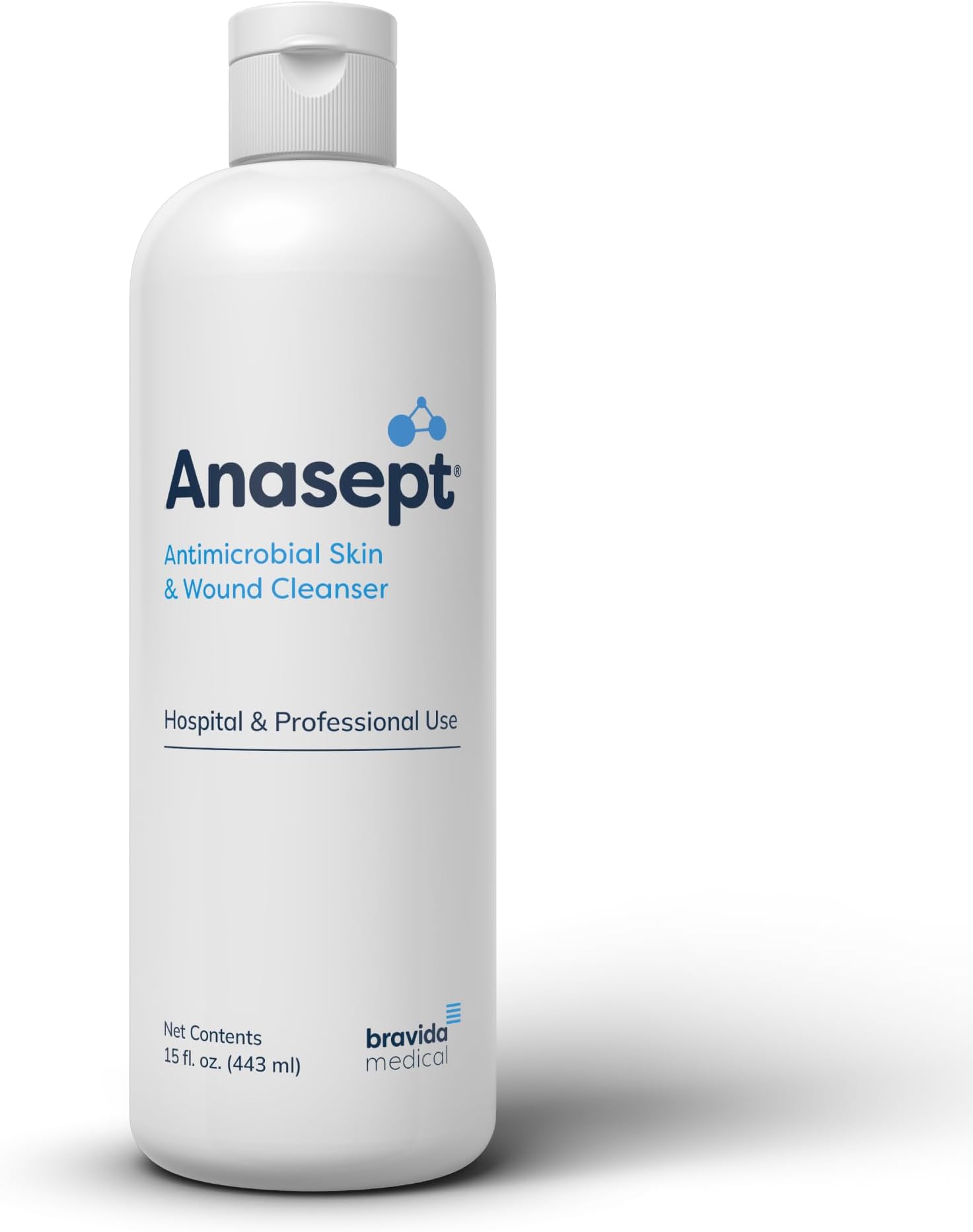 Skin and Wound Cleanser, 15 oz. Bottle with Dispensing Cap, Wound Cleaner, Injury Care, Sterile Wound Cleaner for