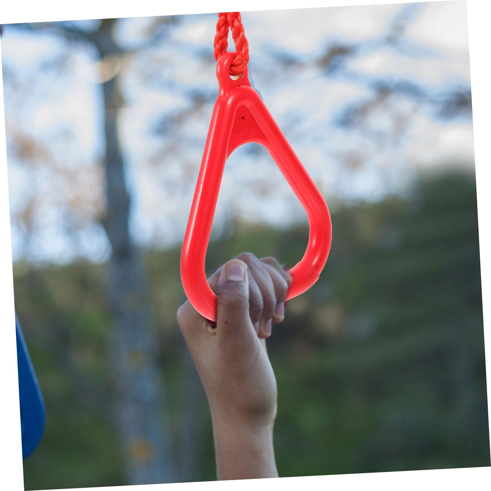 Hemoton Gymnastics Rings for Durable Exercise Rings Easy to Install for Climbing and Home Gym for Boys and Fun