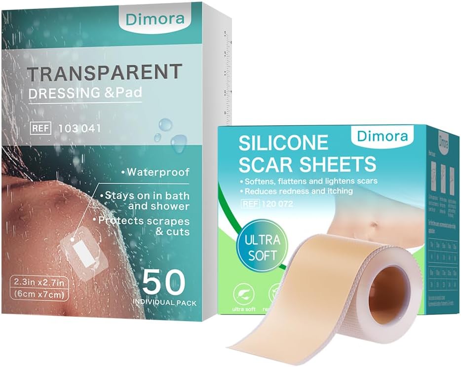 Dimora Transparent Film Dressing & Silicone Scar Sheets