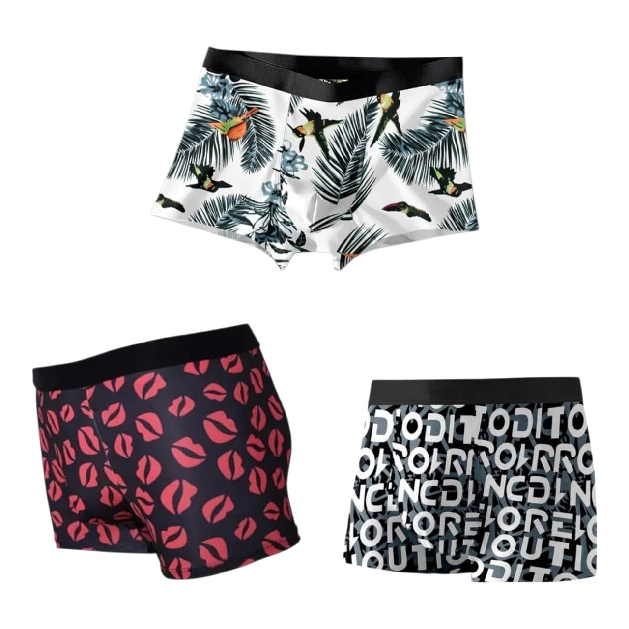 Men Printed Trunk, Nylon Trunk, Red, White, Black, Pack of 1, M Medium-picture-41