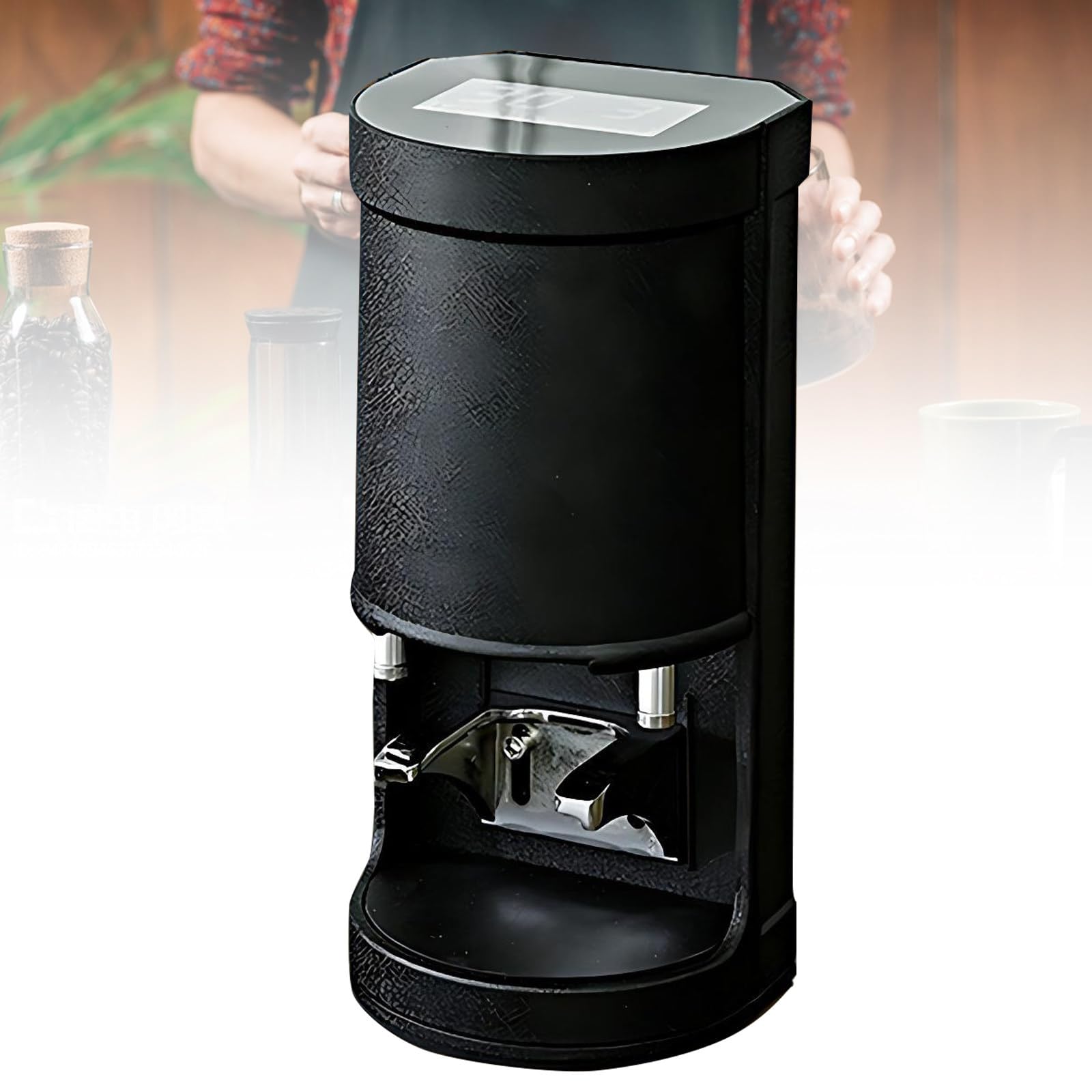 Nowy Tamper Do Kawy 58 Mm - Automatyczny Elektryczny Ekspres Do Kawy Mielonej Do Espresso - Ciśnienie 5-30 Kg (22-66 Funtów) Black-ScrewThread