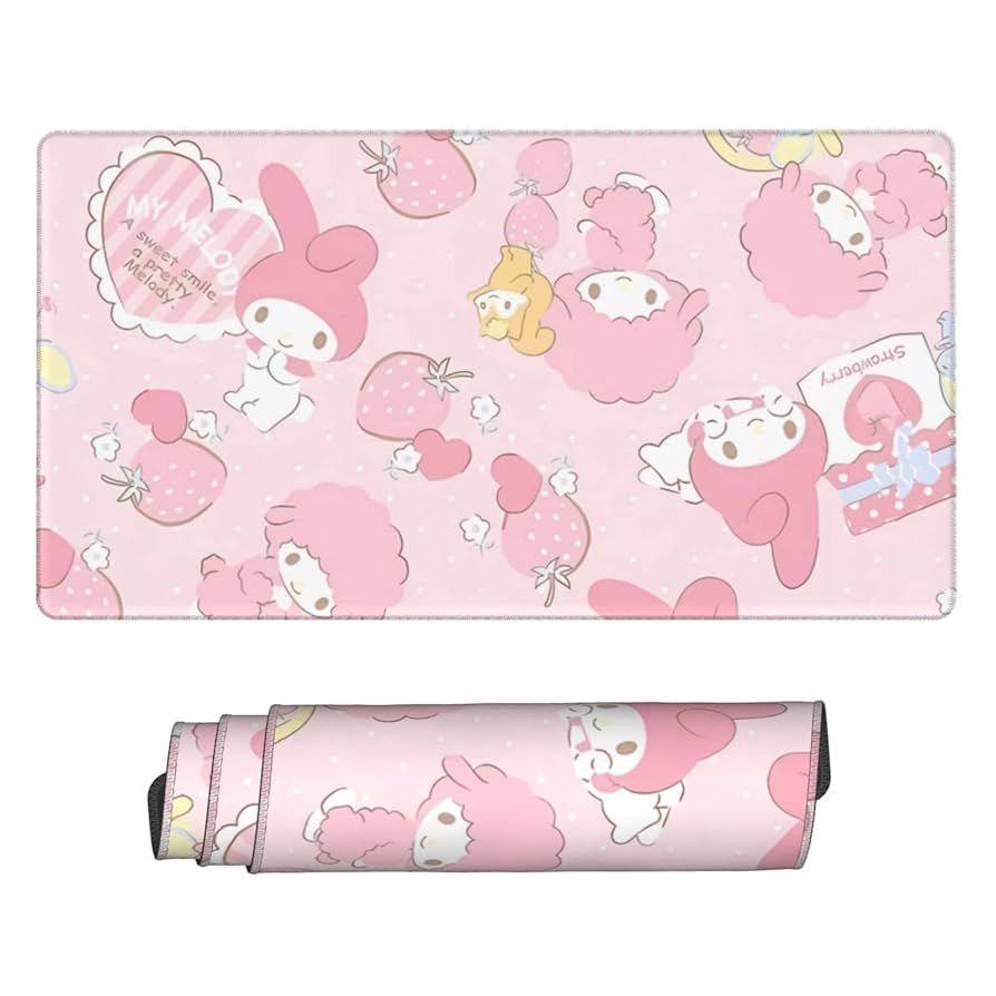 マウスパッド かわいい ゴム底 大きめ ピンク Amazon.co.jp: ゲーミングマウスパッド マイメロディ マウス