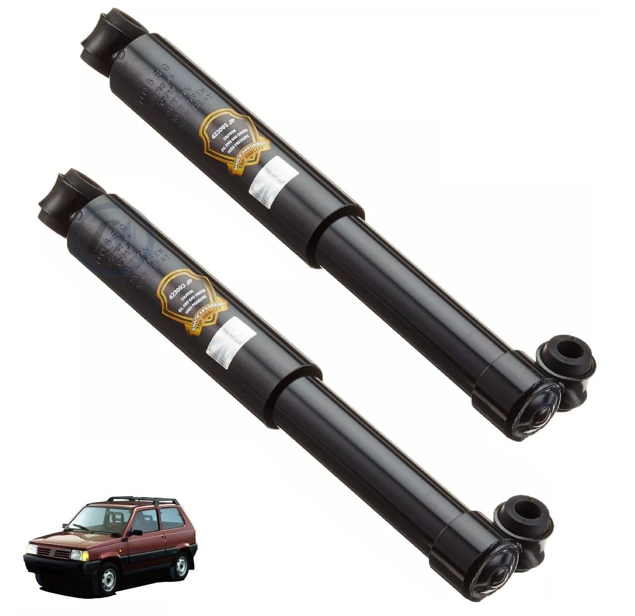 KIT 2 AMMORTIZZATORI POSTERIORI PER PANDA 141 4X4 DAL1986 AL 2002