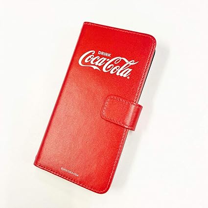 Amazon Iphone8 手帳型 ケース デザイン A ビックロゴ 赤 マグネットハンドあり Coca Cola コカ コーラ アイフォン スマホ カバー ケース カバー 通販