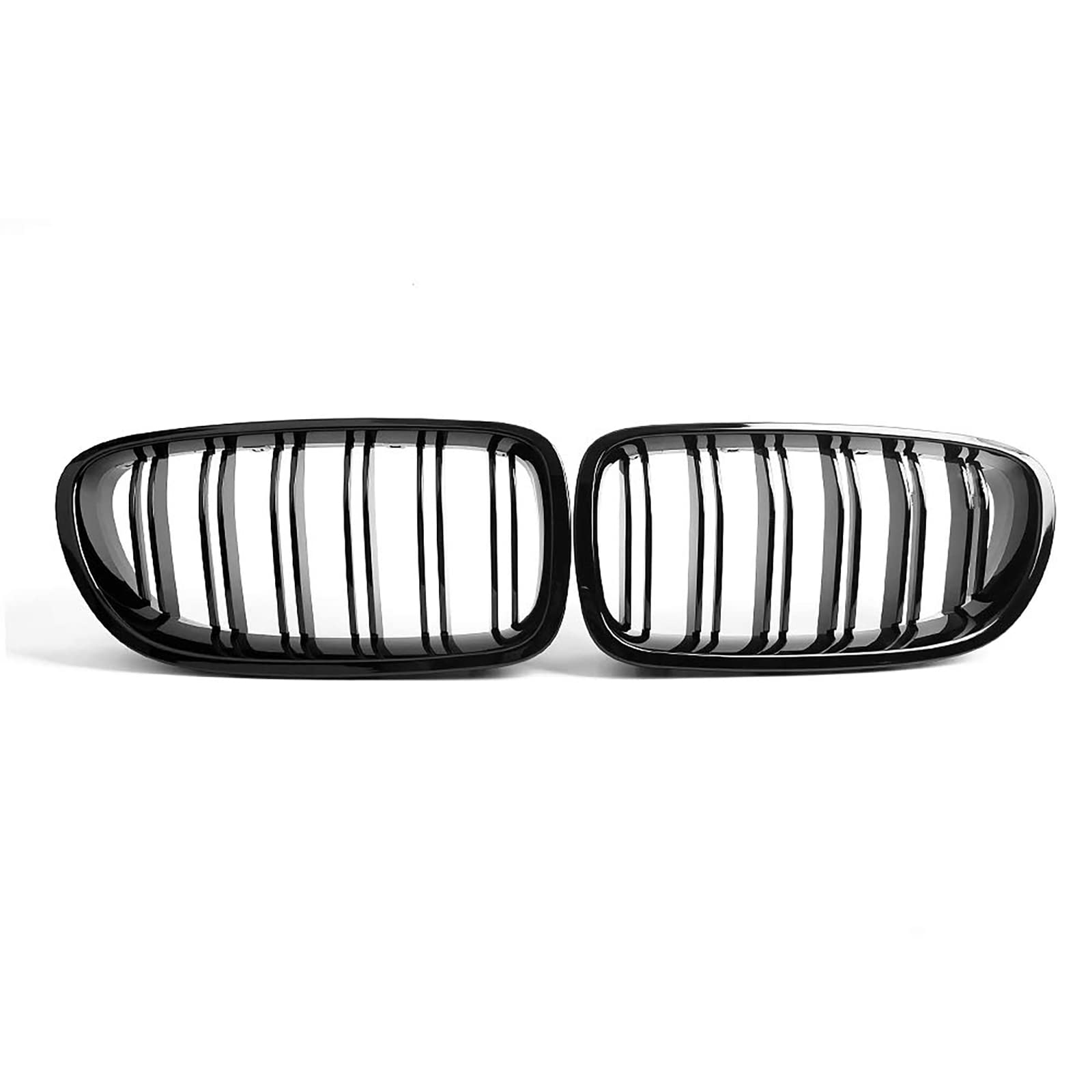 F10 Rejilla De Radiador para BMW Serie 5 F10 F11 M5 Parrilla F10 F11 riñones Serie 5 Doble Negro 2010-2017