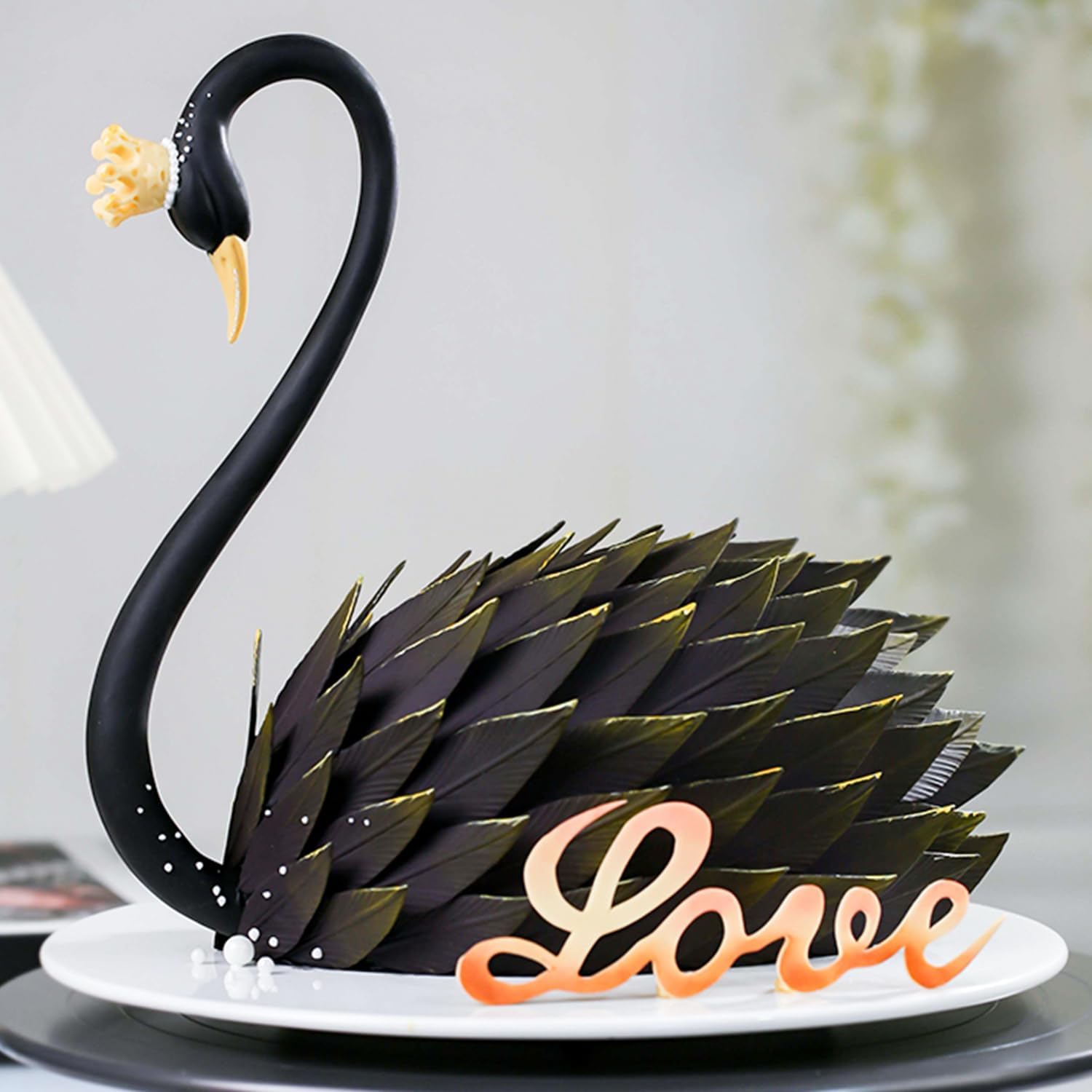 KALAIEN Feather Candy Molds for Baking, 2 Pcs Craft Art Silicone Soap Mold and 6pcs Cookie Cutter