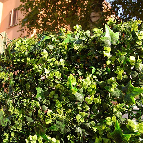 Jardín vertical artificial TENAX de 0,50x1 m para transformar tu terraza con un toque de bosque 5