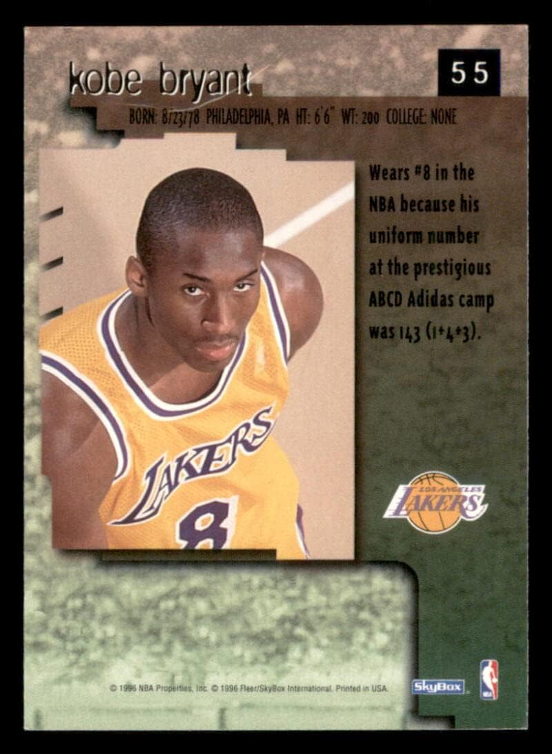 Basketball NBA 1996-97 SkyBox Premium #55 Kobe Bryant VG/EX Very Good/Excellent RC Rookie Lakers