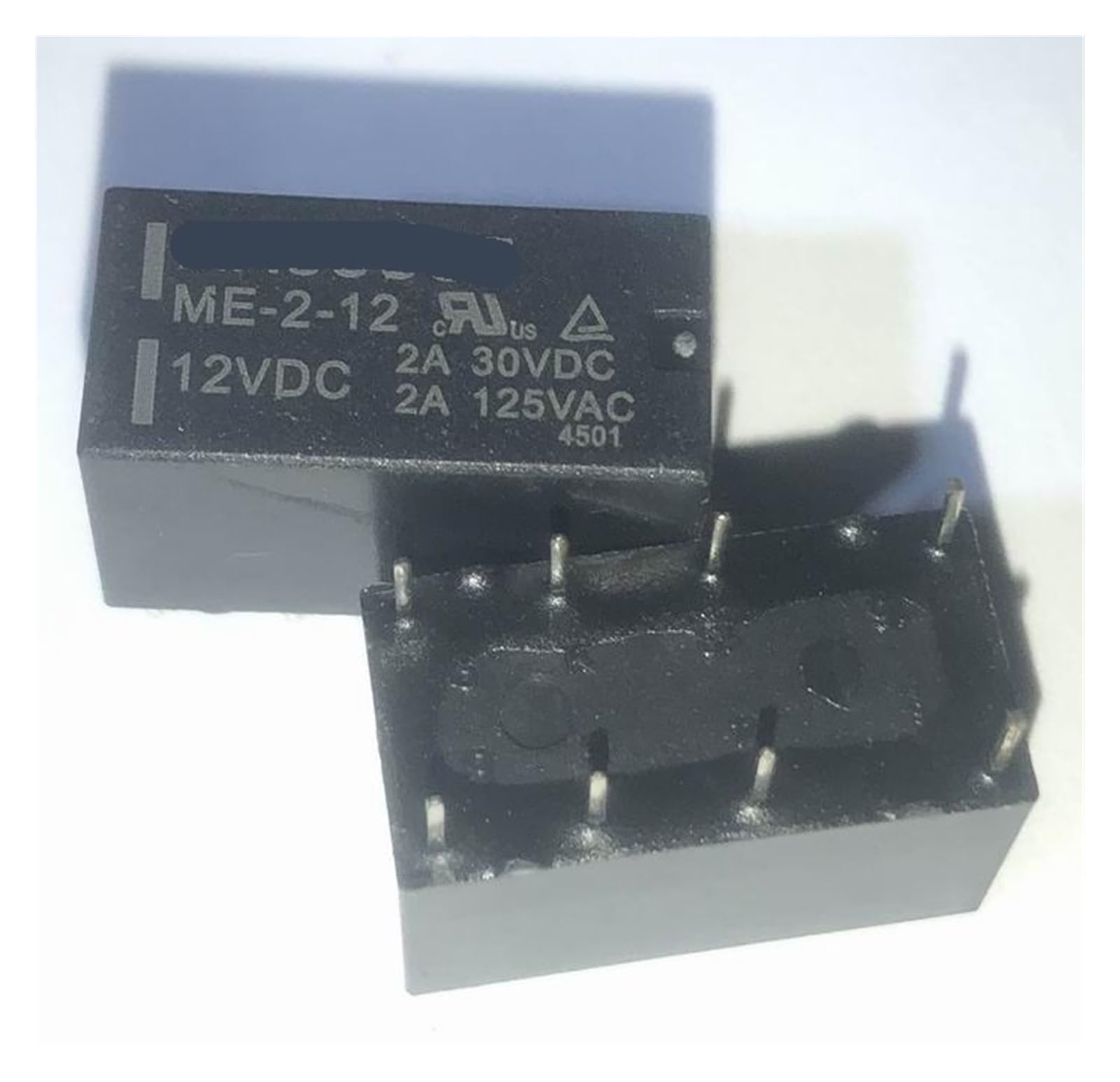 Relais 8 broches ME-2-12 12V NISZA pour réparer un circuit de commande en panne