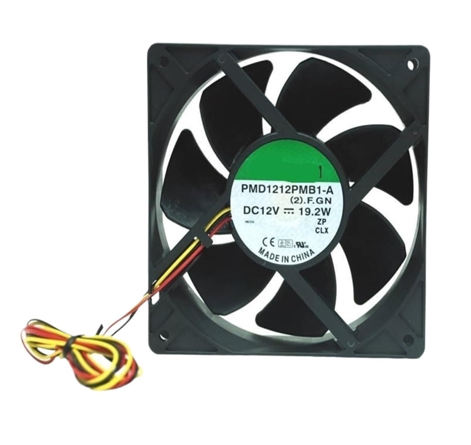 PEQYUACTE PMD1212PMB1-A 12V 1.92W 12038 Cooling Fan(Three-Wire)