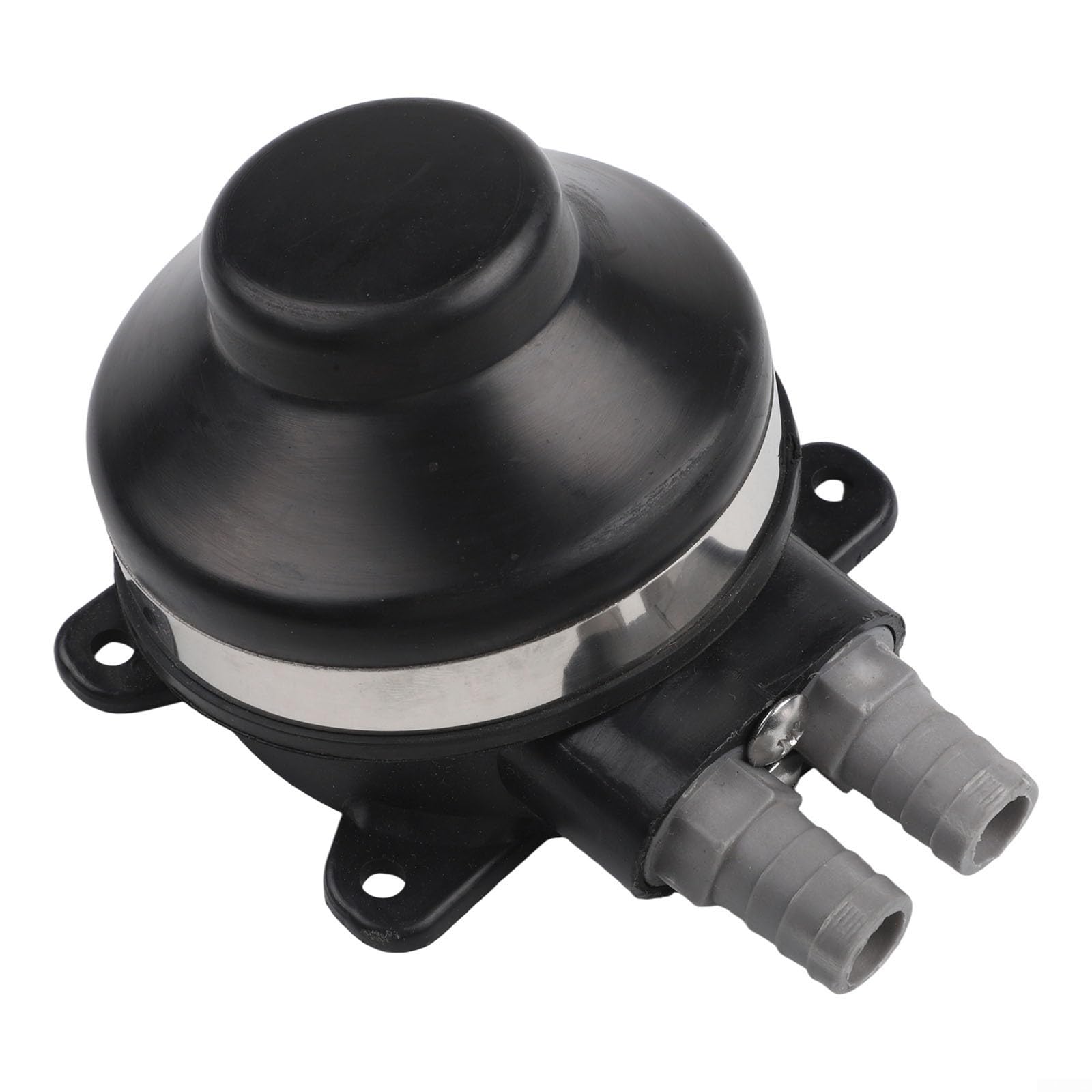 Pompa a pedale per lavelli camper e yacht – 2,2 GPM pompa dell'acqua manuale con attacco per tubo da 1/2", struttura in plastica stampata, colore nero