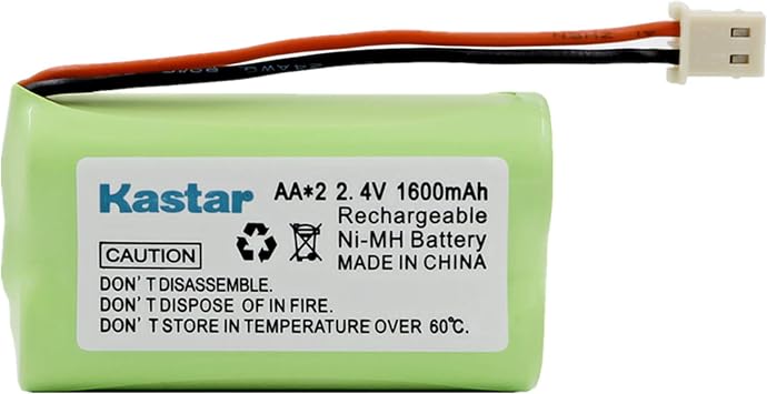 Kastar Cordless Phone Battery Replace for Vtech BT275242 BT175242 CS6128-31 CS6128-32 CS6128-41 CS6128-42 CS6129-1 CS6129-2 CS6129-3 CS6129-31 CS6129-41 CS6129-52 CS6129-54 GESPCF07 23-9086 960-1943