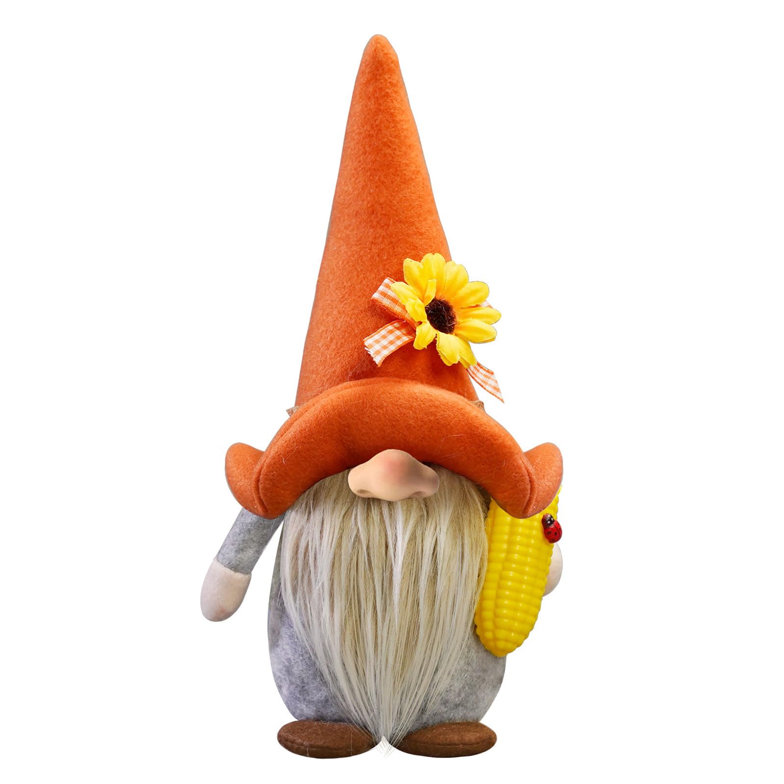 Kalttoy Thanksgiving Dwarf Figures Decors Delicate Fall Decoration Thanksgiving Dwarf Dolls Figures Harvest Decorations Gnomes Plush Gnomes Decorations for Craft Plush Large Holiday