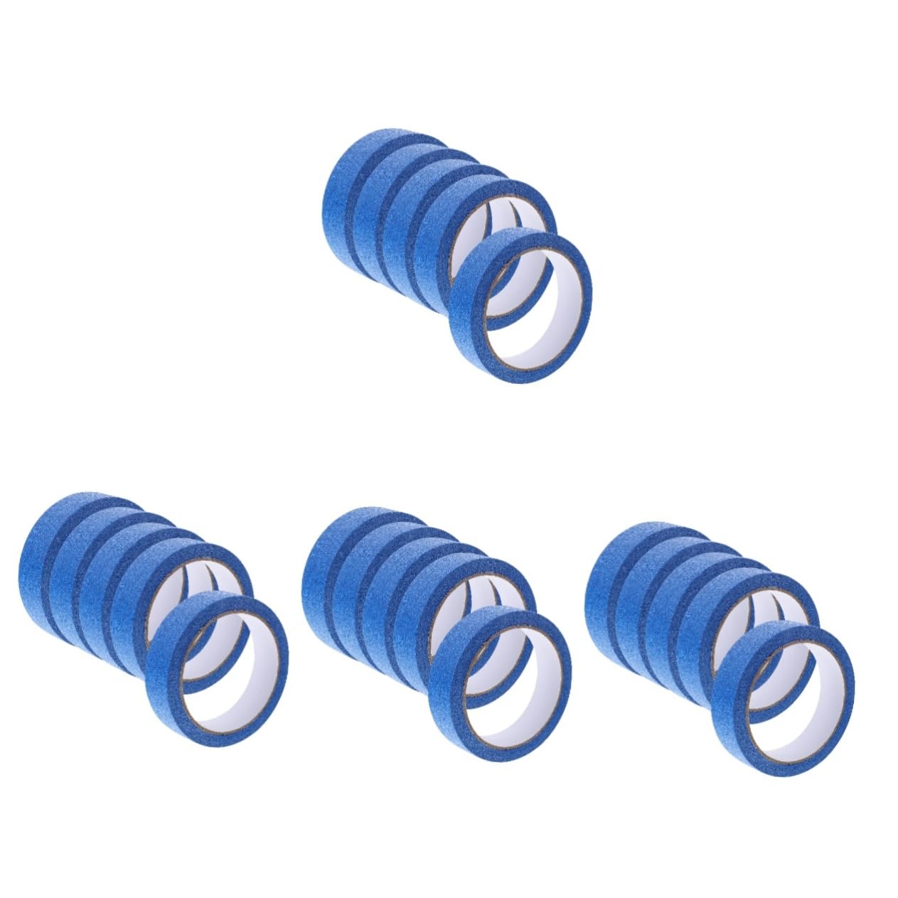 SHINEOFI 4 Sätze Malerkrepp Selbstklebendes Abdeckband Für Malerarbeiten Basteln Etikettierung Für Spritzschutz Und Dekoration 5 Rollen * 4