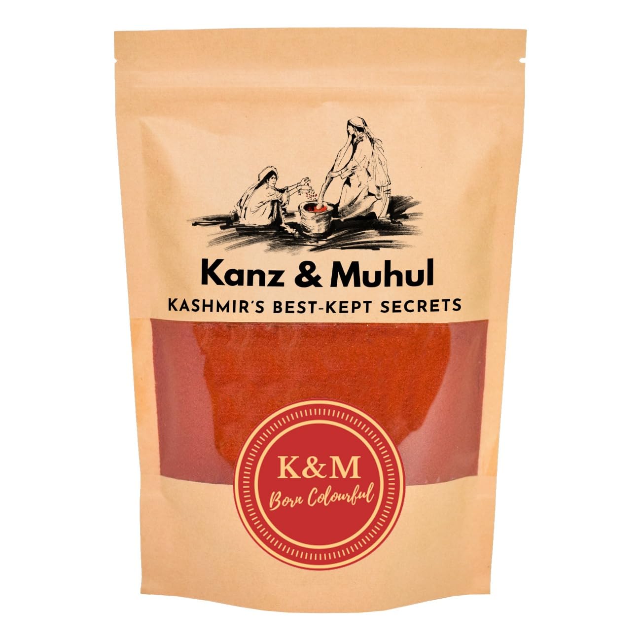 KANZ & MUHUL Kashmiri Roganjosh Spice Mix (160 Gm), Ready to Use & Easy to Cook Instant Rogan Josh Ready to Cook Gravy, Easy to cook, 3 Step Chiken & Mutton Curry Recipe, Rogan Josh Gravy Masala, Curry Spice Mix, Fresh Ingredients & Spices, No Colours or Flavours 160 Grm