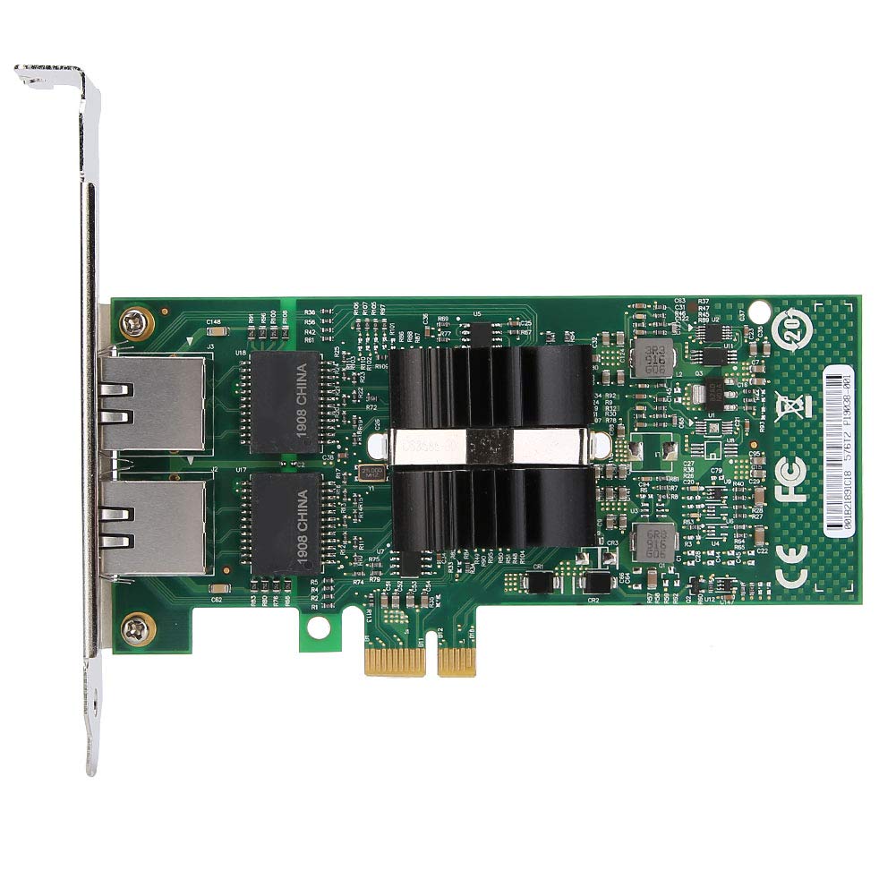 Scheda NIC Gigabit a Doppia Porta 82576-T2 per connettività Server da 1000 Mbps, Adattatore di Rete PCI-E Affidabile per Applicazioni Desktop e Server