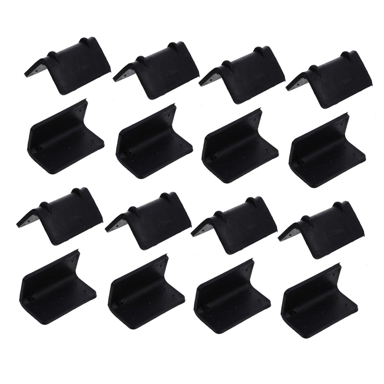 Protection d'angle plastique noir sangle pour sécuriser vos déménagements