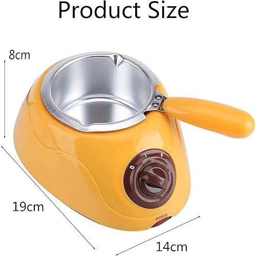 Miniatura 4 de Byjia Derretidor eléctrico de chocolate, olla de fusión de chocolate caliente de plástico, máquina eléctrica de fundición de fondue, herramienta de