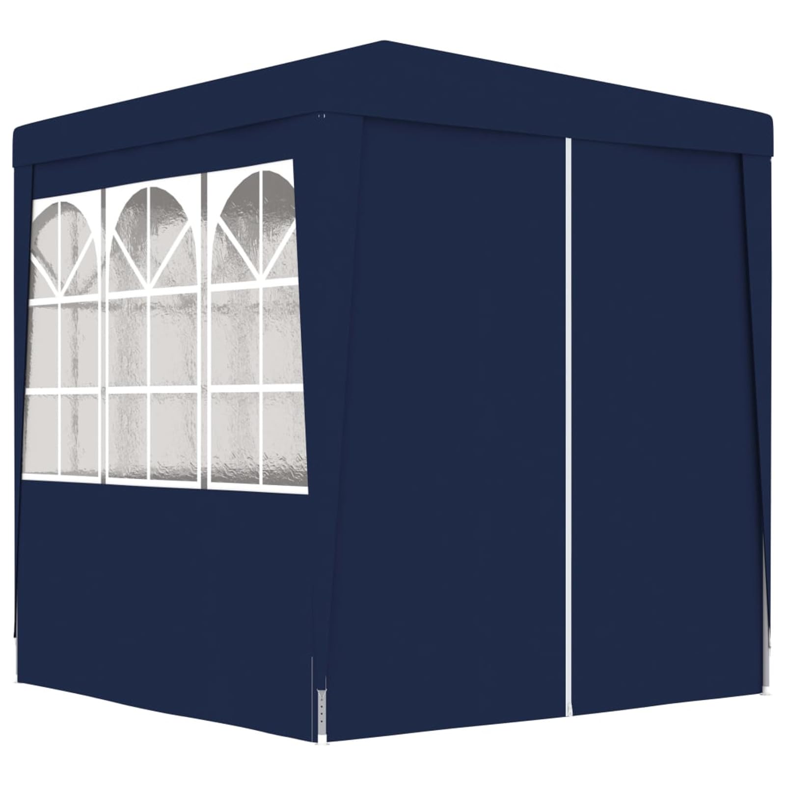 ARKEM Gazebo Professionale con Pareti 2,5x2,5 m Blu 90 g/m²,Gazebo Pergola Con Telo Impermeabile Richiudibile E Struttura Rettangolare In Acciaio Inossidabile Ad Alta Densità, Per Arredo Giardino, Ter