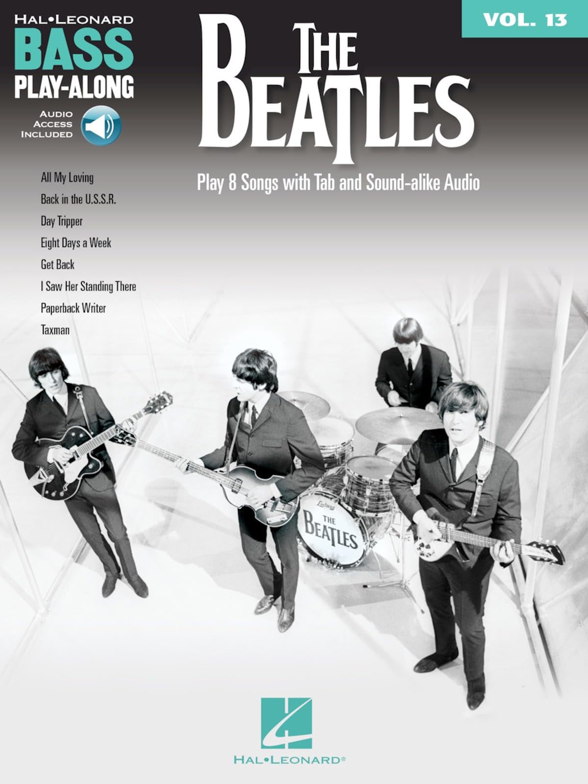 The Beatles: Bass Play-Along Volume 13 (Hal Leonard Bass Play-along, 13)