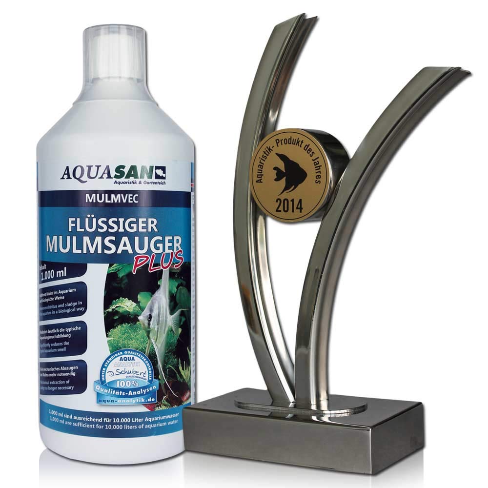 AQUASAN Mulmvec Flüssiger Mulmsauger Plus, 1000 ml