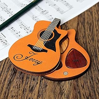 Dinikally Sty1 Lot de 3 médiators de guitare avec boîte en bois - Les Beatles, Paul McCartney, John Lennon, RIngo Starr, George Harrison Dinikally Sty1 Lot de 3 médiators de guitare avec boîte en bois – Image 6